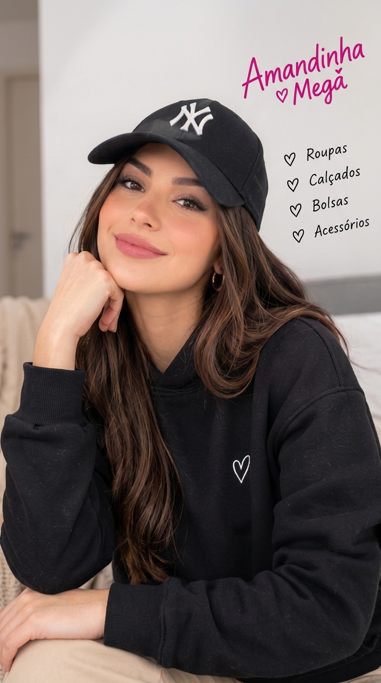 Amandinha Mega, influenciadora de moda